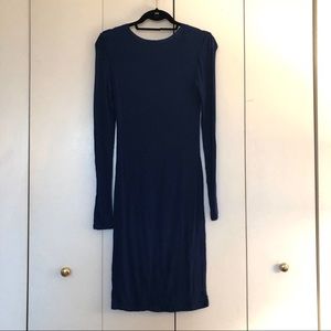 Body Con Sweater BCBG Blue Dress